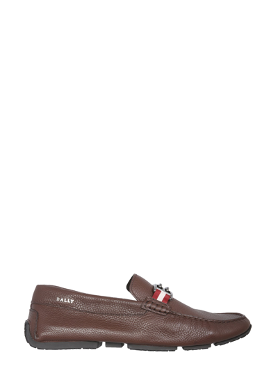 Shop Bally Parsal Driver In Brown