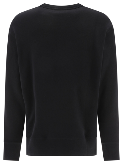 Shop Acne Studios "nash Face" Sweatshirt In Black  
