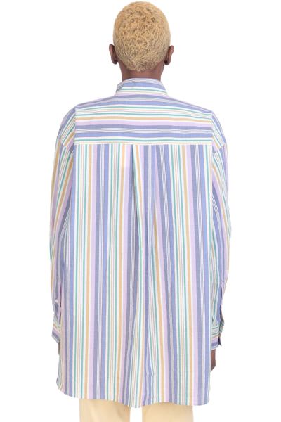 Shop Isabel Marant Taylor Shirt In Multicolor Cotton