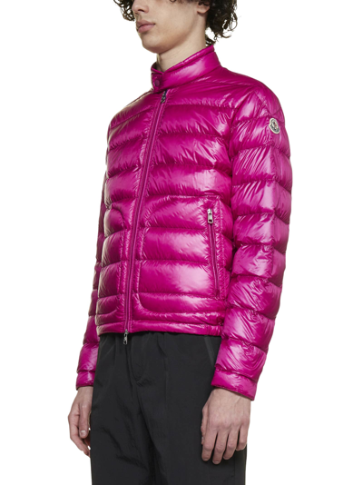 Shop Moncler Down Jacket In Pink