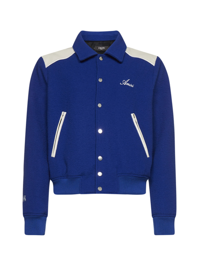 Shop Amiri Jacket In Blue
