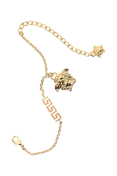 Shop Versace La Medusa Bracelet In Oro  (gold)