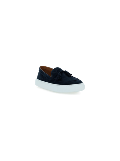 Shop Fratelli Rossetti Loafers In Blue