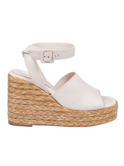 Shop Paloma Barceló White Clama Sandals