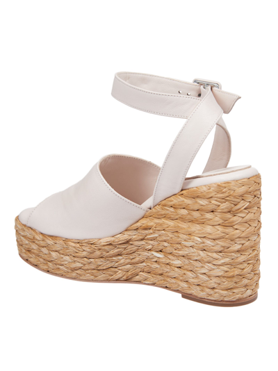 Shop Paloma Barceló White Clama Sandals
