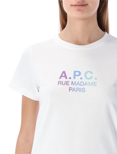 Shop Apc Jenny T-shirt In White