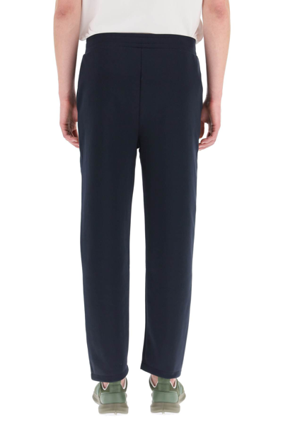 Shop Apc Hector Sports Trousers In Dark Navy (blue)