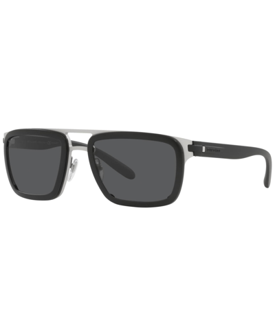 Shop Bvlgari Men's Sunglasses, Bv5057 60 In Alluminium/matte Black