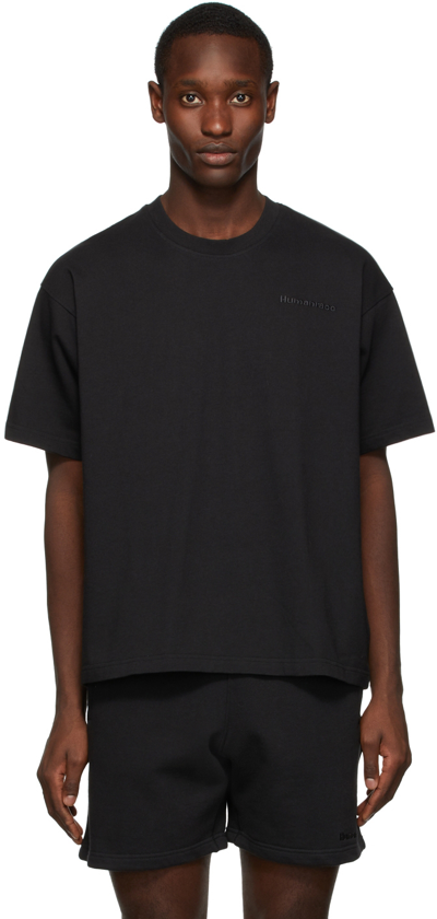 Shop Adidas X Humanrace By Pharrell Williams Black Humanrace Basics T-shirt