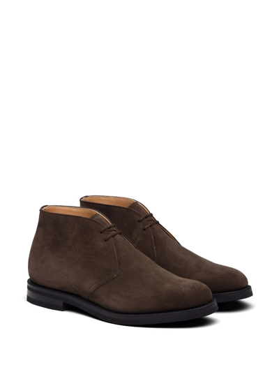 Shop Church's Ryder 3 Lw Suede Desert Boots In Brown