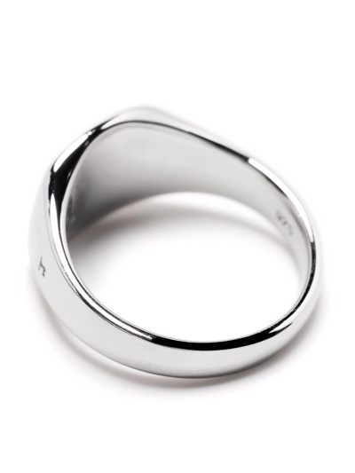Tom Wood Square Face Signet Ring In Silber