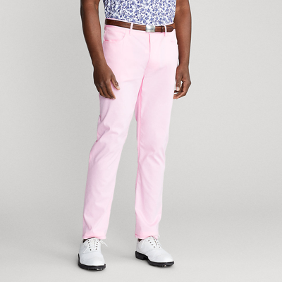 Shop Polo Ralph Lauren Tailored Fit Performance Twill Pant In Taylor Rose