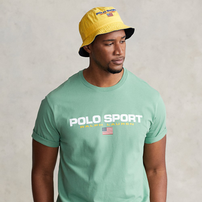 Shop Polo Ralph Lauren Polo Sport Jersey T-shirt In Outback Green