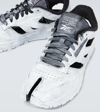 Shop Maison Margiela X Reebok Cutout Club C Sneakers In White