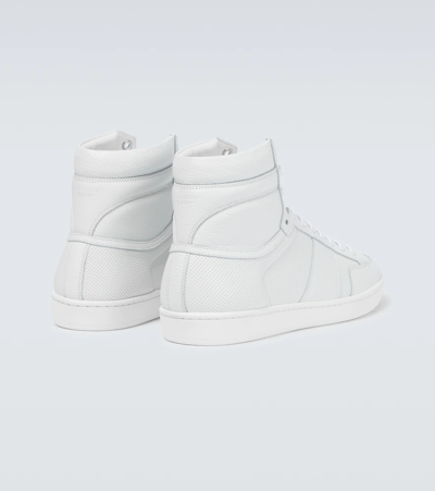 Shop Saint Laurent Court Classic Sl/10h Sneakers In Blanc Optique