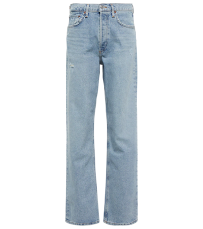 Shop Citizens Of Humanity Eva High-rise Straight-leg Jeans In Enchanted