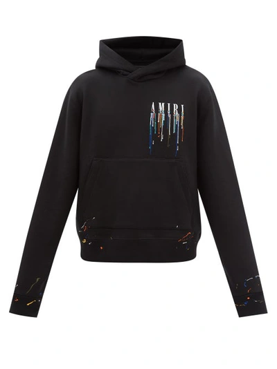 AMIRI EMBROIDERED PAINT DRIP CORE LOGO HOODIE – The Garden