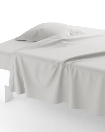 Shop Anne De Solene Vexin 200 Thread-count Flat Sheet, King In Turterelle