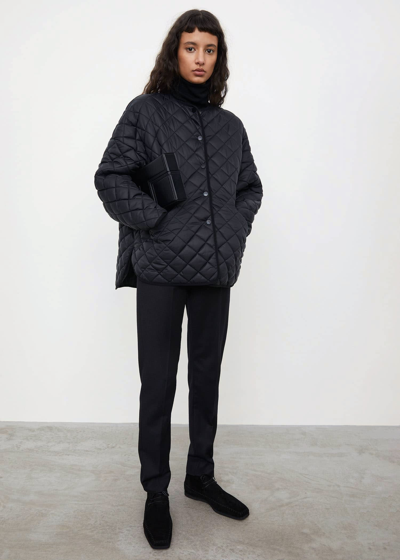 Shop Totême Quilted Jacket Black