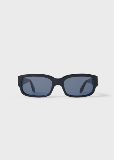 Totême The Regulars Acetate Rectangle Sunglasses In Black
