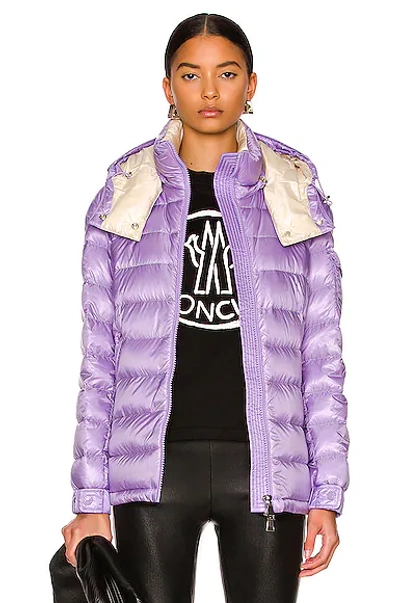 Shop Moncler Dalles Jacket In Lavender