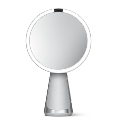 Shop Simplehuman Stainless Steel Sensor Hifi Mirror In Silver