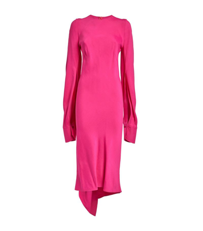 Shop Petar Petrov Acacio Midi Dress In Pink