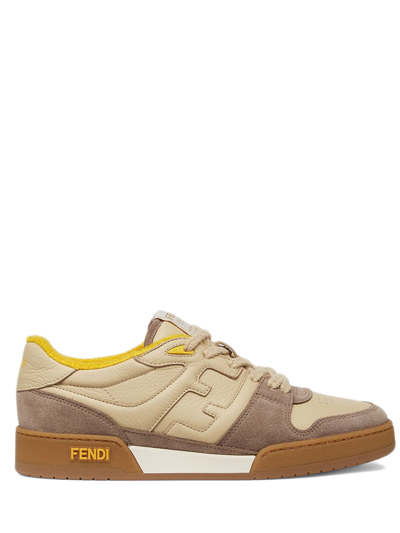 Shop Fendi Sneakers  Match In Beige