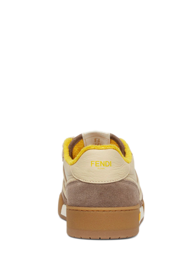 Shop Fendi Sneakers  Match In Beige