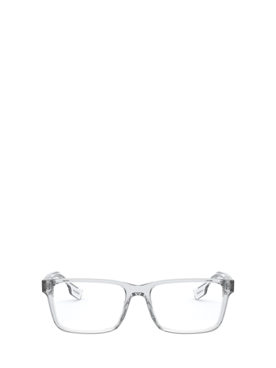 Shop Burberry Eyeglasses In Transparent Grey