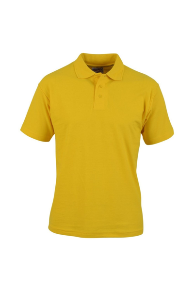 Shop Absolute Apparel Mens Pioneer Polo In Yellow