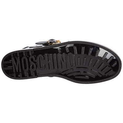 Shop Moschino Men's Sandals   Jelly In Black