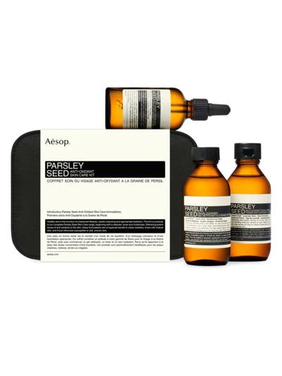 Shop Aesop Women's Parsley Seed Anti-oxidant 3-piece Skincare Set