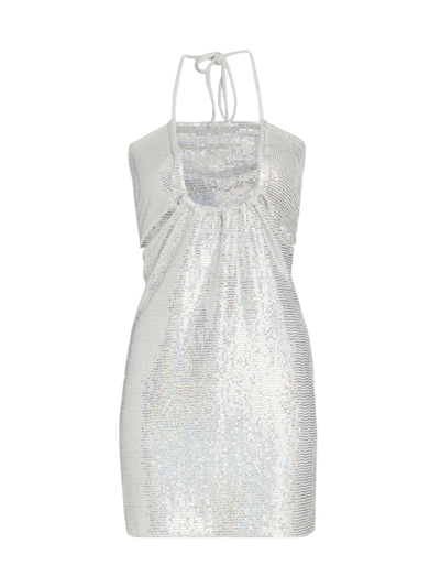 Shop Dodo Bar Or Women's Tal Sequined Minidress In Ivory