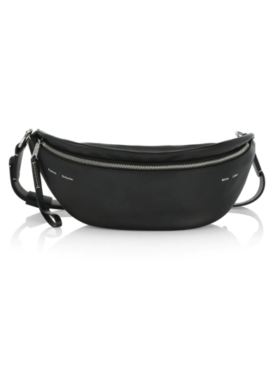 Shop Proenza Schouler White Label Women's Stanton Leather Sling Bag In Black