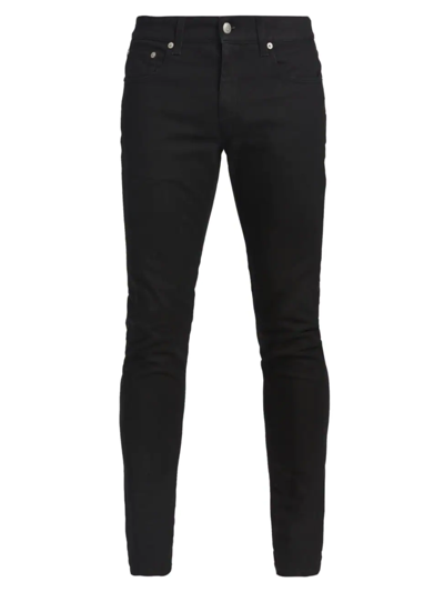 Shop Alexander Mcqueen Men's Classic Skinny Jeans In Black
