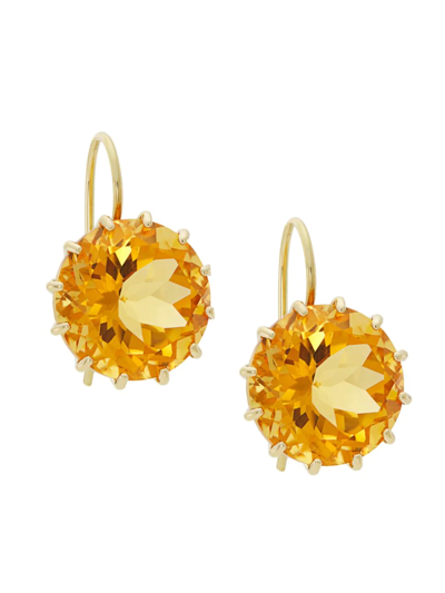 Shop Andrea Fohrman Women's Kat 18k Yellow Gold & Citrine Drop Earrings