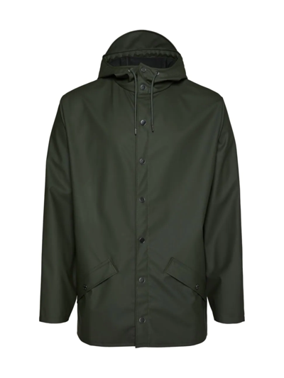Shop Rains Men's Waterproof Rain Jacket In Green
