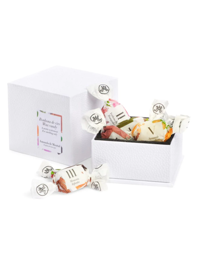 Shop Amanda De Montal Mixed Scented Wax Candies In White