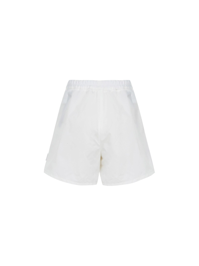 Shop Moncler Shorts In Off White