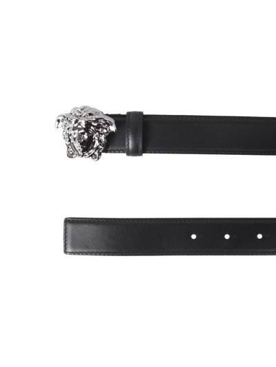 Shop Versace Palazzo Belt In Nero