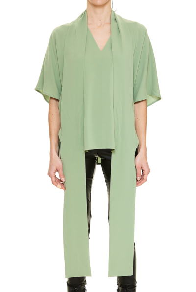 Shop Alberto Biani Bluse Shirt In Green