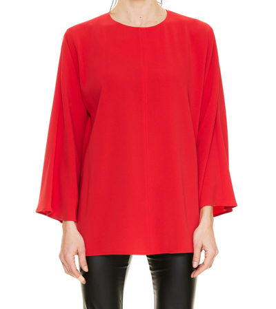 Shop Alberto Biani Blouse In Red