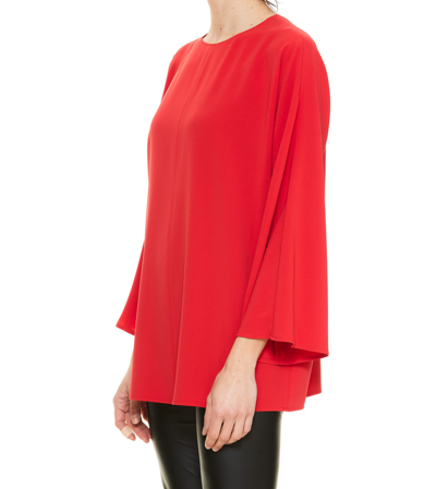 Shop Alberto Biani Blouse In Red