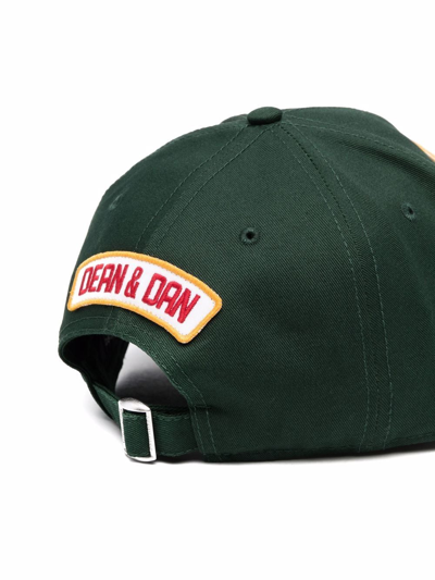 Dsquared2 1964 Logo-patch Cap In Green