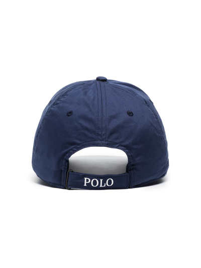 Shop Polo Ralph Lauren Embroidered Logo Cap In Blue