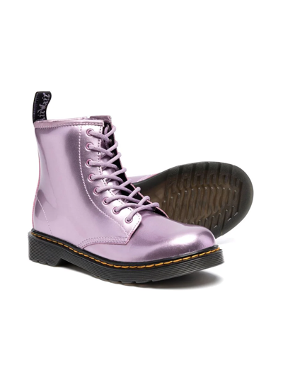 Metallic purple hot sale doc martens