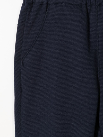 Shop Familiar Elasticated Straight-leg Trousers In Black