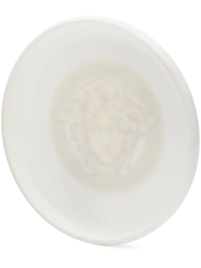 Shop Versace Ver Medusa Frisbee In White