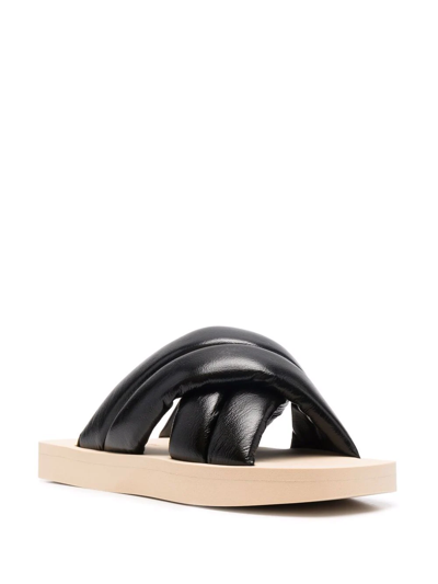 Shop Proenza Schouler Float Padded Sandals In Black